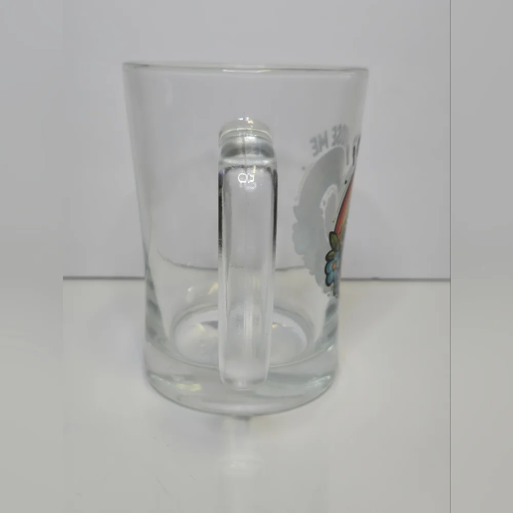 IKEA MJÖD Glass Mug 20oz Colorful Retro Gift
